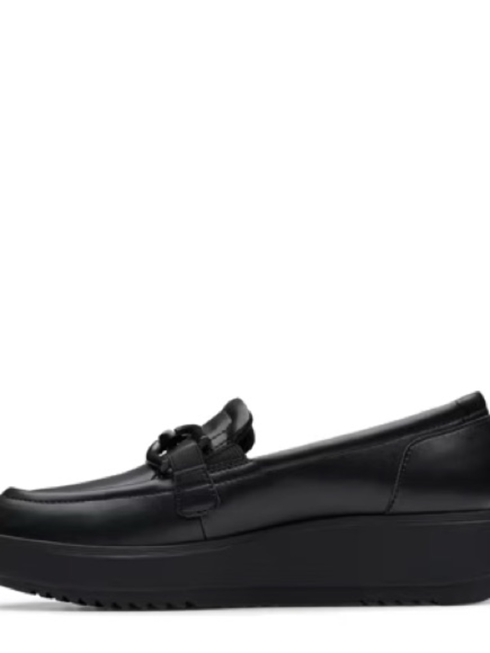 🥿CLARKS🥿LEATHER PLATFORM LOAFER🥿 - Picture 2 of 6